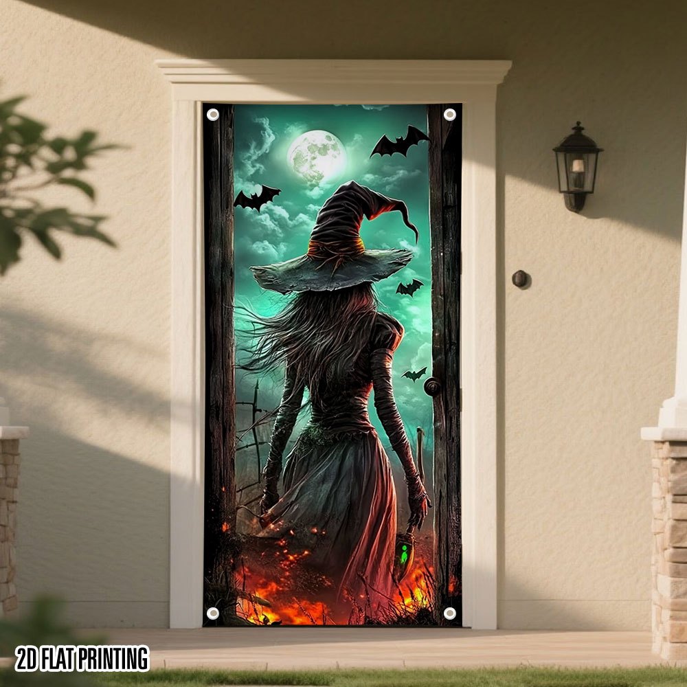 Wedding Power Supply - Eine zweidimensionale Halloween-Hexe besucht Halloween. Keine
