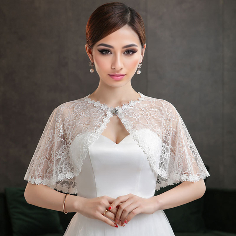 Wedding Dress Supply - Hochzeit Braut Floral Spitze Schulter Wrap