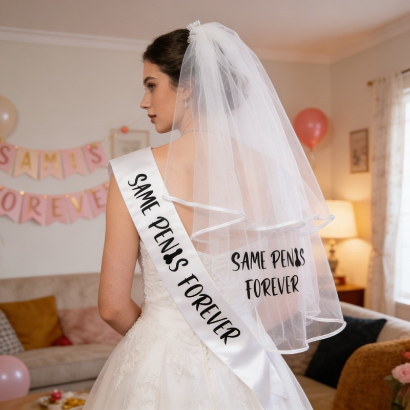 Bride Tribe Sash - Junggesellinnenabschied Party Schärpe Schleier Hochzeit Brautparty