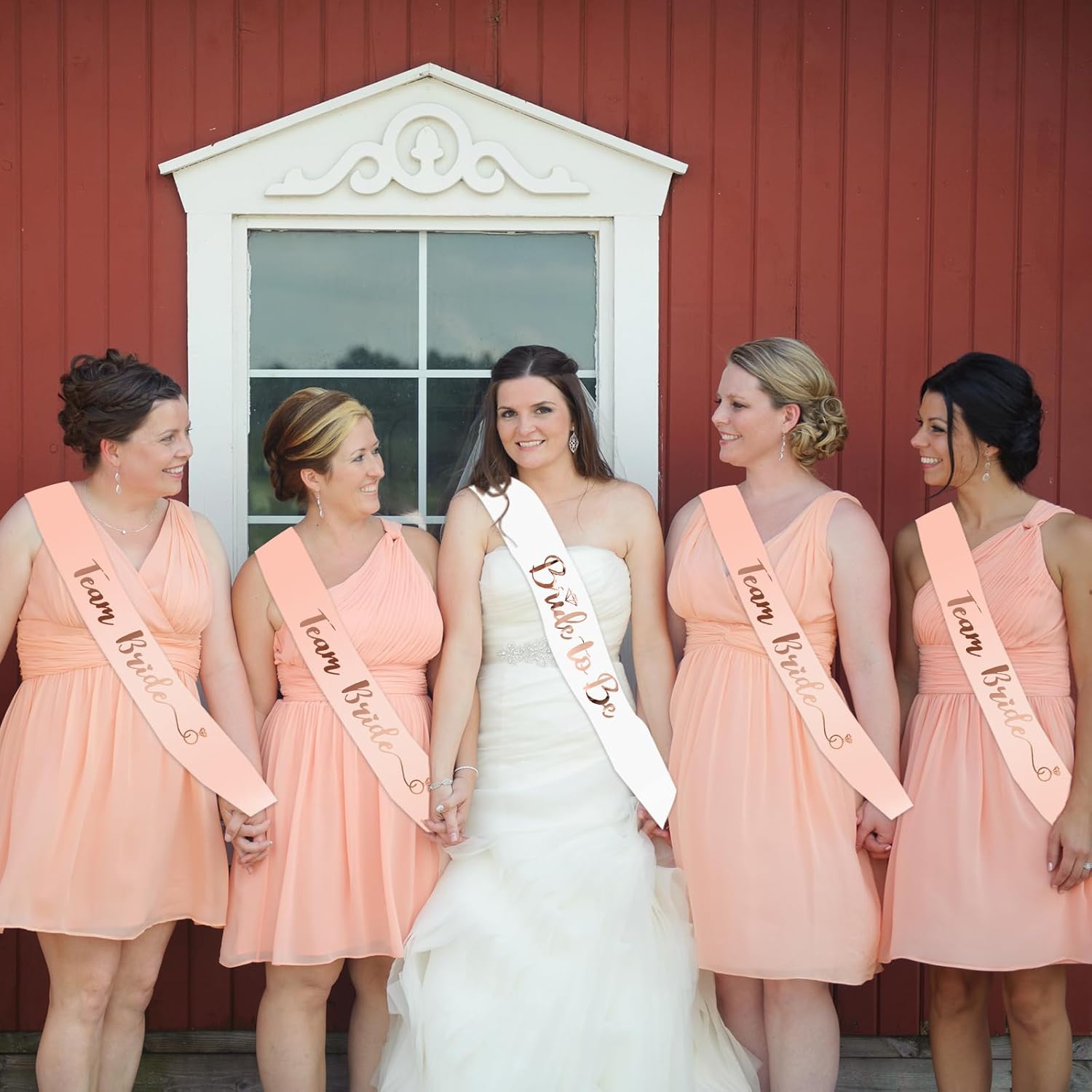 25 Stück/Set roségoldene Schle – Bride Tribe Sash Bewertung und Preis