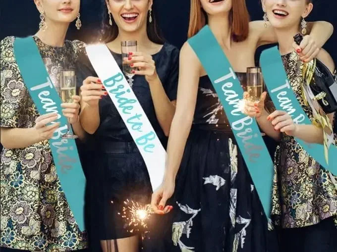 7-teiliges Schärpen-Set aus he – Bride Tribe Sash Bewertung und Preis