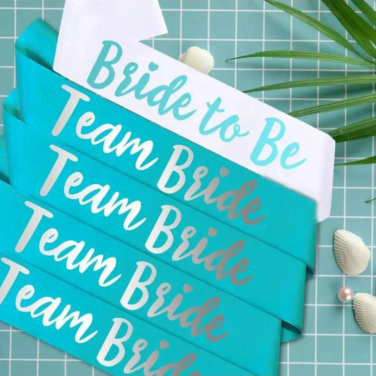 7-teiliges Schärpen-Set aus he – Bride Tribe Sash Bewertung und Preis