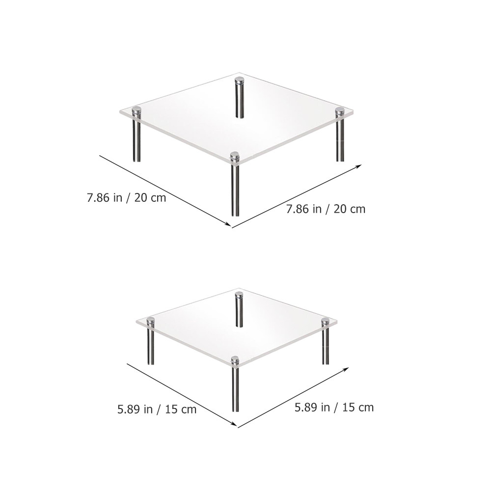 2 Stück Acryl-Kuchenständer, t – Wedding Support Bewertung und Preis
