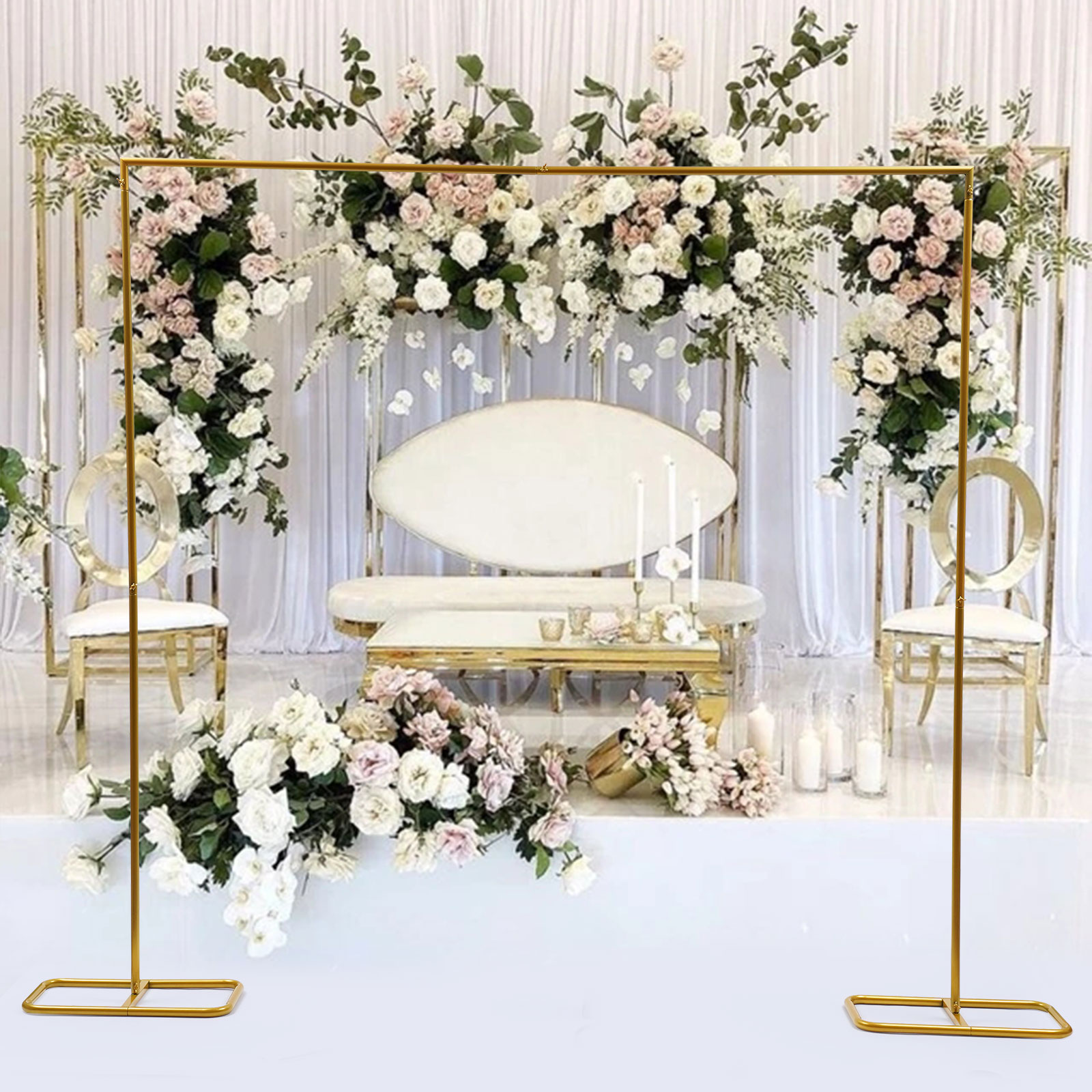 2,1 x 2 m/79 x 83 Zoll goldene – Wedding Balloon Arch Bewertung und Preis