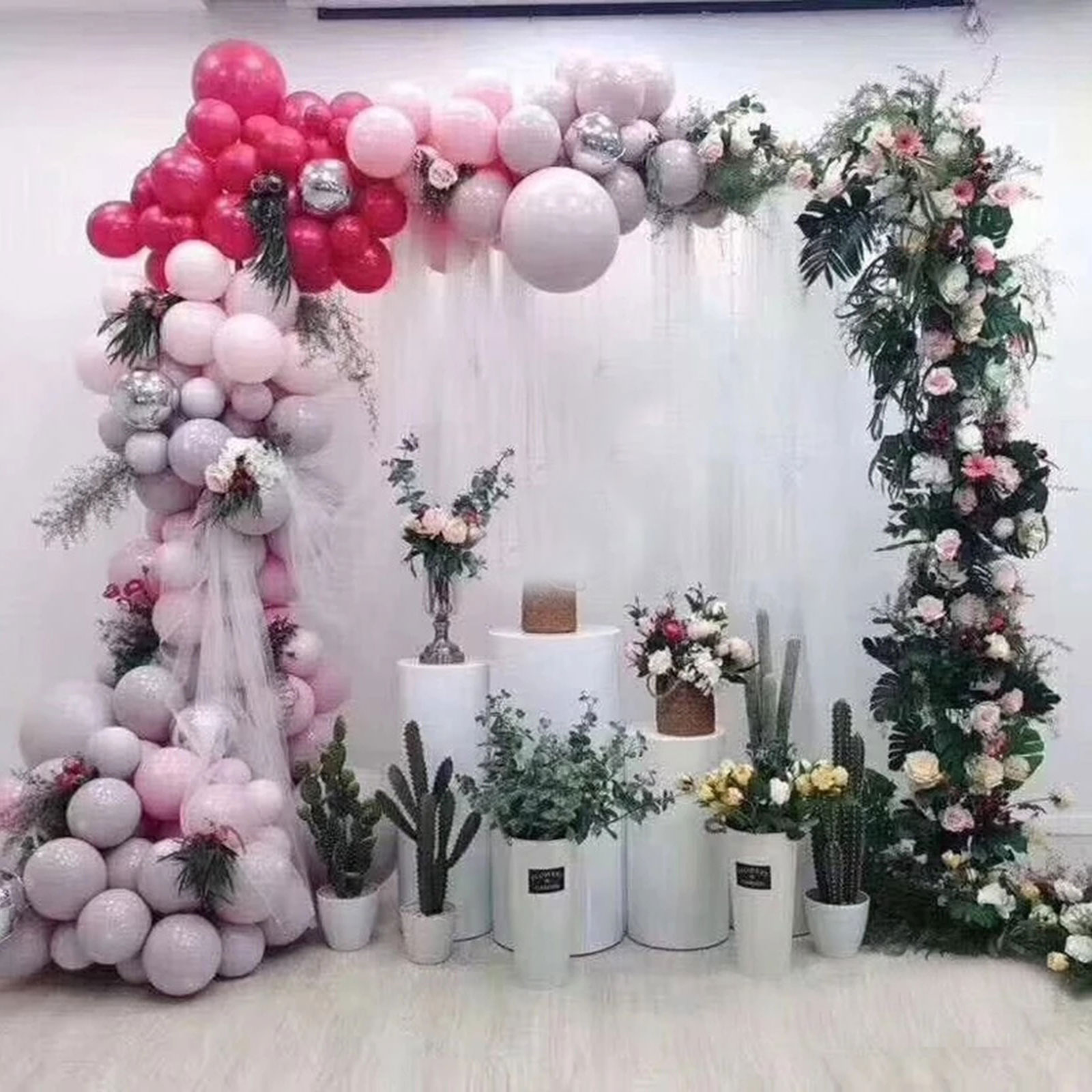 2,1 x 2 m/79 x 83 Zoll goldene – Wedding Balloon Arch Bewertung und Preis