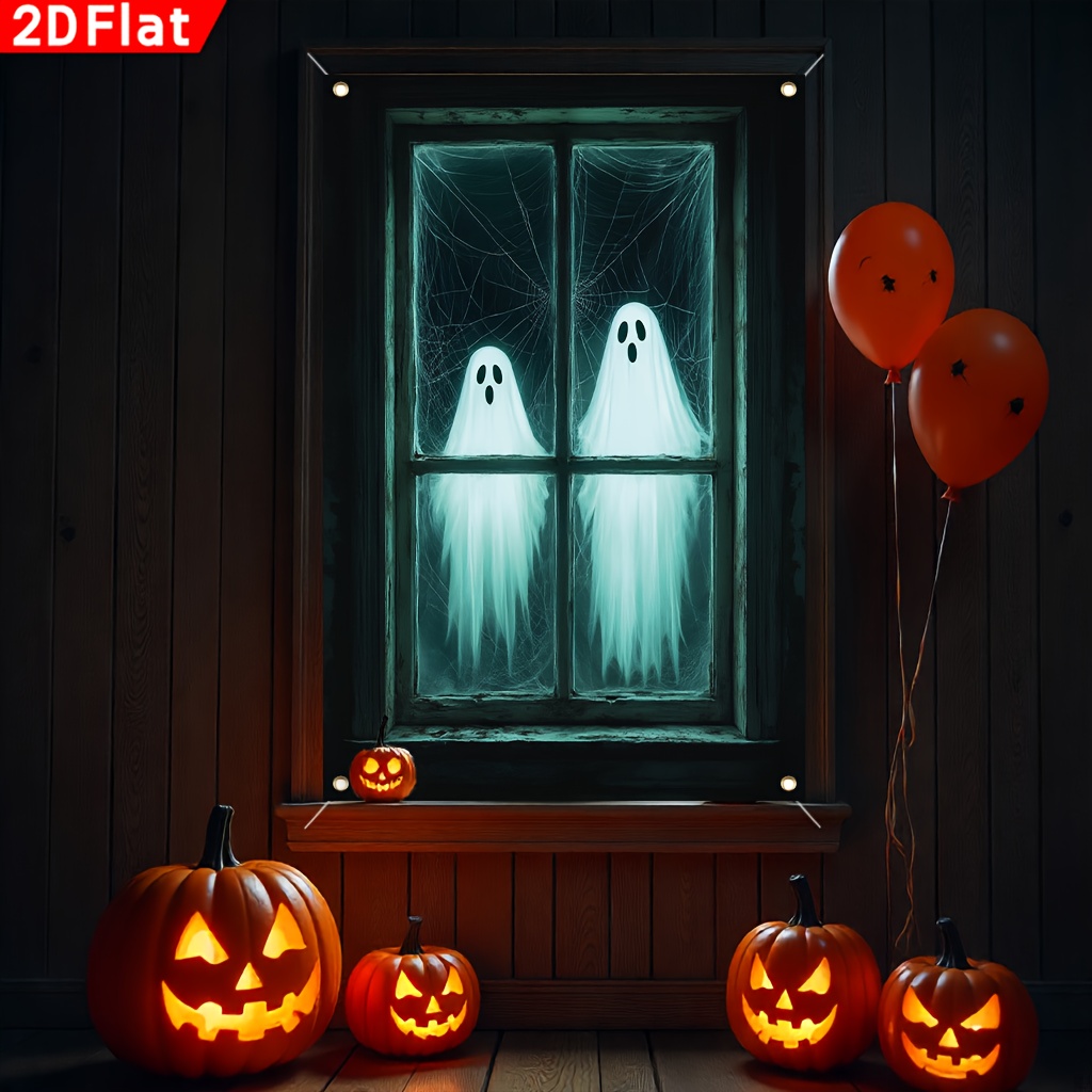 Horror-Halloween-Fensterbanner – Wedding Power Supply Bewertung und Preis