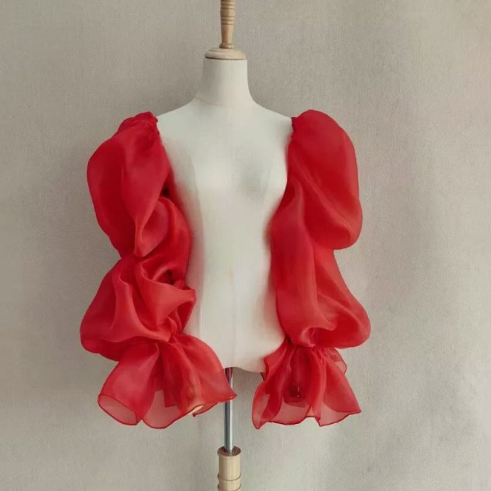 Elegante Puff-Hochzeits-Armstu – Wedding Dress Supply Bewertung und Preis