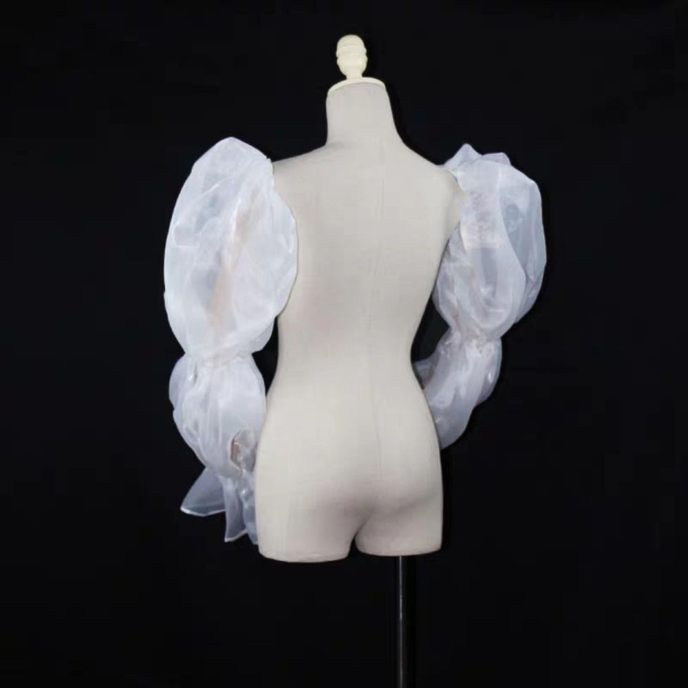 Elegante Puff-Hochzeits-Armstu – Wedding Dress Supply Bewertung und Preis