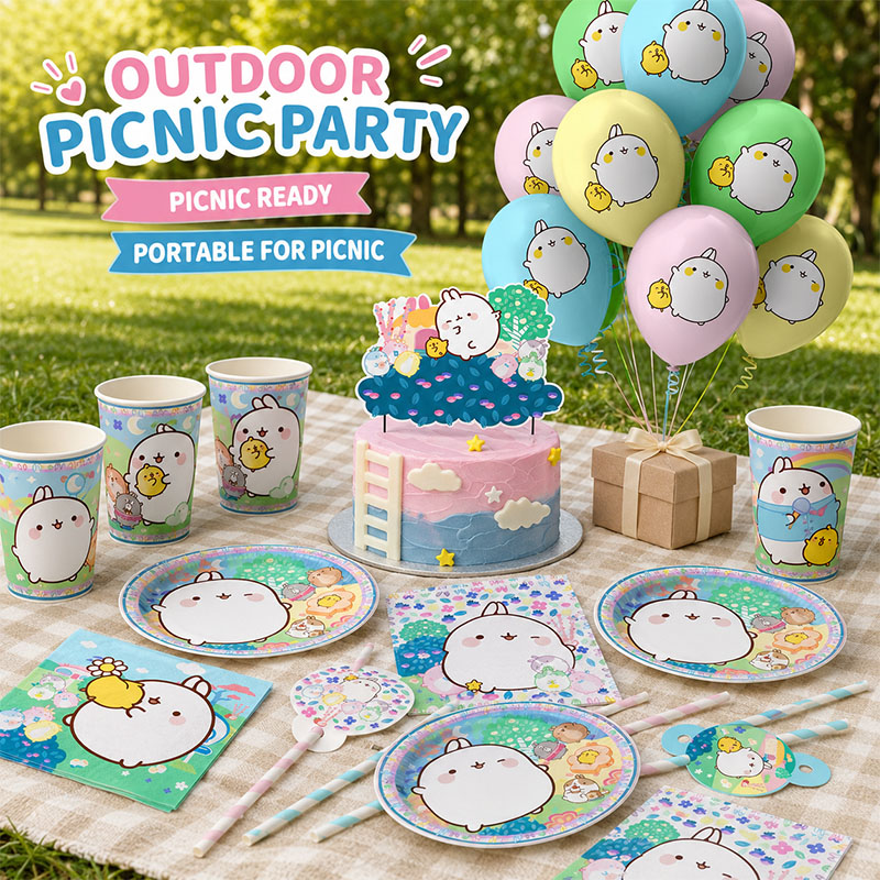 Molang Partyzubehör mit Cartoo – Confetti Balloon Set Bewertung und Preis