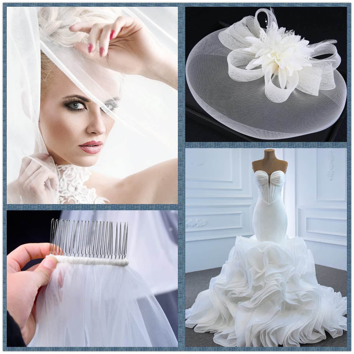 Steifer Polyester-Pferdehaar-B – Wedding Dress Supply Bewertung und Preis