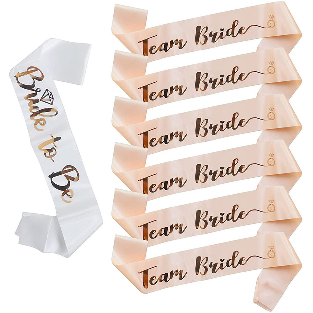 1Set Rose Gold Team Bride To B – Bride Tribe Sash Bewertung und Preis