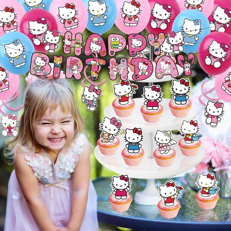 Hello Kitty Partydekorationen: – Confetti Balloon Set Bewertung und Preis