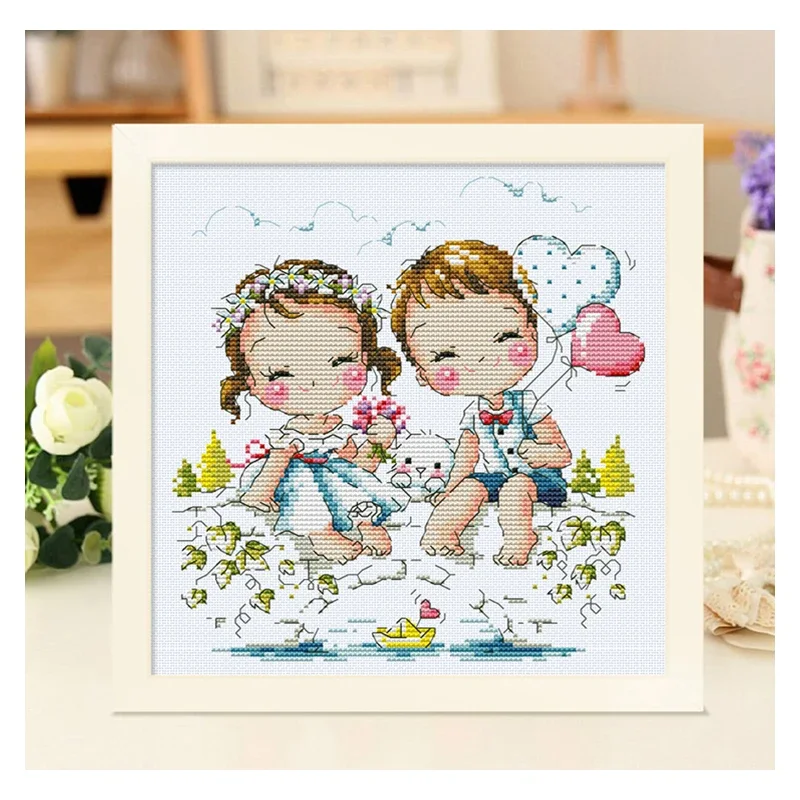 Amishop Kreuzstich-Set mit Zäh – Wedding Package Gold Bewertung und Preis
