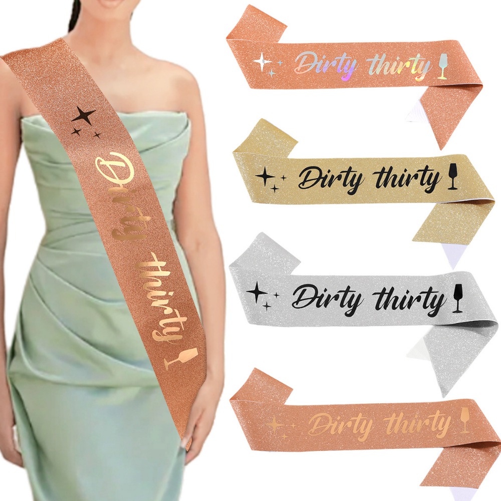 Schmutzige dreißig Schärpe Gli – Bride Tribe Sash Bewertung und Preis